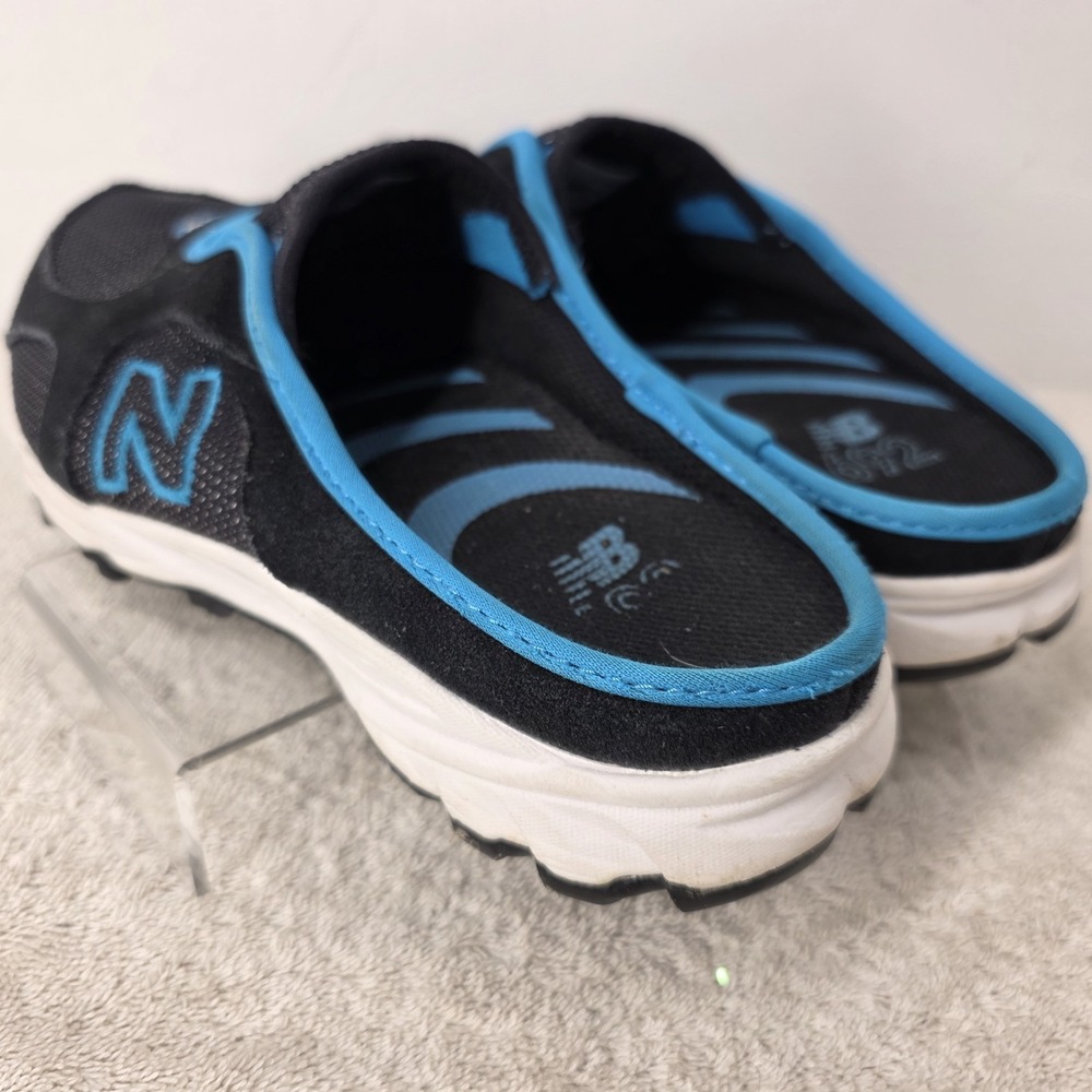 New Balance 925 Women's SIZE 8 B Sport Black Blue Slip-on Comfort Mule Shoes - Picture 7 of 16
